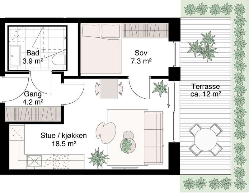 Plantegning 1